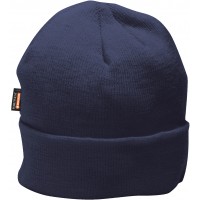 GORRO MALHA C/ FORRO THINSULATE AZUL ESC B013 